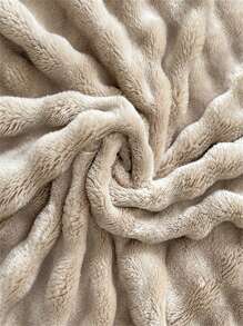 1 件仿兔毛绒毯，蓬松，牛奶羊绒，法兰绒毯，办公室午睡毯，休闲毯，沙发毯，万圣节蓬松毯，仿羊毛毯