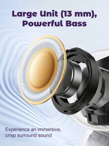 圣诞装饰真无线耳塞超长播放带充电盒 IPX5 防水入耳式耳塞带麦克风适用于智能手机运动节日礼物 - 彩色 - 查看 3