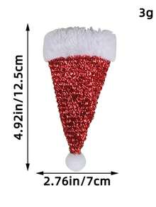 Bộ 6 món dao nĩa lấp lánh Giáng sinh sáng tạo, mũ Giáng sinh mini, dao nĩa trang trí để bàn, đạo cụ trang trí Giáng sinh, quà tặng tốt nhất, trang trí sinh nhật, trang trí nhà, trang trí Giáng sinh, trang trí phòng, mùa đông - Nhiều màu - Xem 14