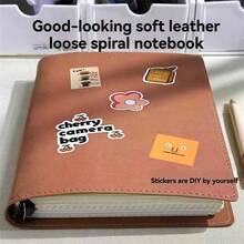 1 件装 简约大号工作笔记本 A4 笔记本 B5 商务会议笔记本 A5 - 彩色 - 查看 4