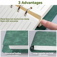 1 件装 简约大号工作笔记本 A4 笔记本 B5 商务会议笔记本 A5 - 彩色 - 查看 2