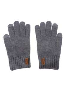 1 双秋冬手套女士男士寒冷天气，女士男士保暖羊毛针织手套，带保暖新雪丽内衬，全指触屏手套防滑骑行滑雪驾驶滑雪手套，暖手器，雪地手套， - 彩色 - 查看 13