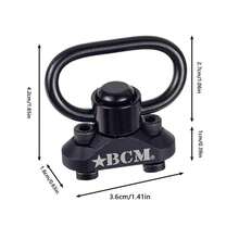 1pc Quick Detach BCM Sling Swivel QD Sling Attachment For M4 - Multicolor - View 3