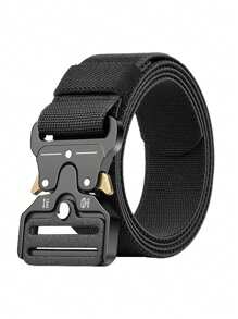 3/2/1pc New Men's Casual Nylon Belt Tactical Quick Release Buckle Outdoor Training Pants Belt Workwear Belt Summer, School