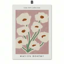 1pc Bình hoa sen hoa loa kèn nhiều màu sắc trừu tượng Matisse Flower Market Tranh vải nghệ thuật Áp phích In Ảnh treo tường Phòng khách Trang trí nhà Không có khung - Nhiều màu - Xem 44