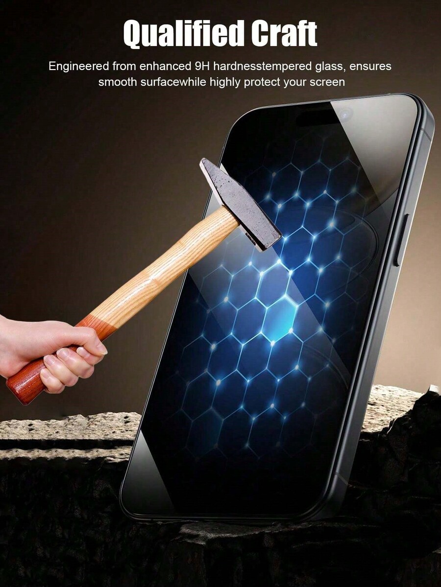 4 Packs Compatible With IPhone Privacy Screen Protector, AntiSpy