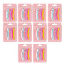 Lash Lift Ribbon Kit Silicone Lash Lift Shields Soft Eyelash Perm Lash Lift Rods Ribbed For Permanent Eye Lashes Perming (Bend 6 Colors) - Multicolor - View 15