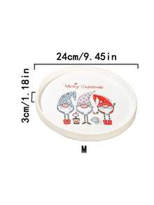 1 đĩa gốm Giáng sinh, thích hợp cho bít tết, ngũ cốc, rau, thịt, bánh mì, sử dụng ngoài trời, đám cưới, tiệc tùng, quà tặng, sinh nhật, sử dụng trong nhà, phòng ăn, nhà bếp - nhiều màu - Xem 9