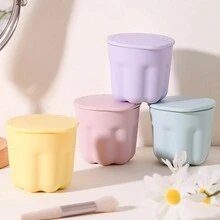 1pc Dụng cụ vệ sinh cọ trang điểm, Miếng rửa cốc, Dụng cụ vệ sinh, Tấm rửa, Dụng cụ làm đẹp, Cọ trang điểm, Giá phơi đồ - Nhiều màu - Xem 4