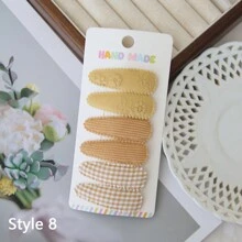 6 Stücke Kleinkind Haarspangen mit Blume Muster, Kleinkind Mädchen Haarschleifen Spangen rutschfest umwickelt mit Schnappverschluss, Blumen Spangen für Haare Haarclips, Haaraccessoires für Baby Kleinkind Mädchen Kinder (unterschiedliche Stoffchargen können Unterschiede aufweisen, zufällig) Liebes Valentinstag