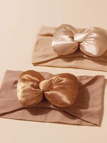 2 băng đô màu cà phê dễ thương cho bé, thoáng khí giữ ấm hàng ngày - Nhiều màu - Xem 4