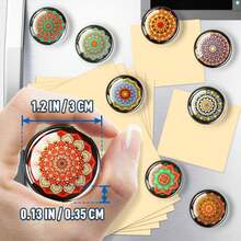 12 Gói Nam châm trang trí, Nam châm, Nam châm thủy tinh 3D dễ thương, Nam châm nhỏ cho văn phòng, nhà ở, nhà bếp, ảnh, tin nhắn Quà tặng tốt nhất - Nhiều màu - Xem 13