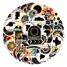 55张跨境新款日食涂鸦贴纸装饰笔记本行李箱贴纸批发 - 彩色 - 查看 4