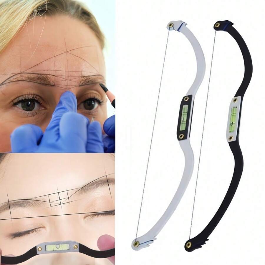 1pc Embroidered Eyebrow Ruler With Horizontal Design, Eyebrow Shaping Template, Symmetry Eyebrow Stencil Tool [For Personal Use, Beauty Salon, Gift],Makeup,Cheap,Room Decor,Vanity,Travel,Bedroom,Makeup Accessories,Cheap,Stocking Stuffers,Makeup,Makeup Tools,Cheap Stuff,Gifts,Gifts For Women,Christmas Gifts - Multicolor - View 1