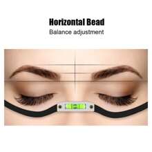 1pc Embroidered Eyebrow Ruler With Horizontal Design, Eyebrow Shaping Template, Symmetry Eyebrow Stencil Tool [For Personal Use, Beauty Salon, Gift],Makeup,Cheap,Room Decor,Vanity,Travel,Bedroom,Makeup Accessories,Cheap,Stocking Stuffers,Makeup,Makeup Tools,Cheap Stuff,Gifts,Gifts For Women,Christmas Gifts - Multicolor - View 4