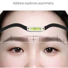 1pc Embroidered Eyebrow Ruler With Horizontal Design, Eyebrow Shaping Template, Symmetry Eyebrow Stencil Tool [For Personal Use, Beauty Salon, Gift],Makeup,Cheap,Room Decor,Vanity,Travel,Bedroom,Makeup Accessories,Cheap,Stocking Stuffers,Makeup,Makeup Tools,Cheap Stuff,Gifts,Gifts For Women,Christmas Gifts - Multicolor - View 3