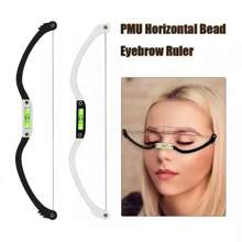 1pc Embroidered Eyebrow Ruler With Horizontal Design, Eyebrow Shaping Template, Symmetry Eyebrow Stencil Tool [For Personal Use, Beauty Salon, Gift],Makeup,Cheap,Room Decor,Vanity,Travel,Bedroom,Makeup Accessories,Cheap,Stocking Stuffers,Makeup,Makeup Tools,Cheap Stuff,Gifts,Gifts For Women,Christmas Gifts - Multicolor - View 2