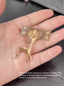 金屬鹿裝飾手提袋的鑰匙扣,diy鑰匙鏈迷人配件