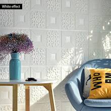 10 件自粘式 3D 浮雕防水墙贴，XPE 泡沫板，适用于客厅、卧室背景墙装饰、天花板墙纸，可自由裁剪 - 彩色 - 查看 11