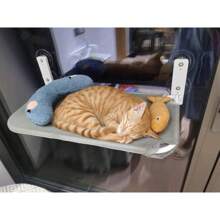 Cat Hammock - Comfortable Window Bed, Toy Lounge - Grey - View 5
