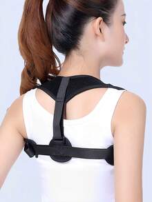 健身胸肌背部好开肩带 - 黑色 - 查看 3