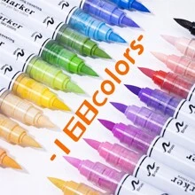 30/60/84PCS Bút Đánh Dấu Acrylic Lỏng Trực Tiếp Hai Đầu Cho Tranh Đá Gỗ Vải Bố Nhựa Kim Loại Và Đá, Bút Đánh Dấu Acrylic Cho Đồ Thủ Công DIY Làm Đồ Dùng Nghệ Thuật - Nhiều màu - Xem 3