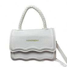 Women Handbag Crossbody Shoulder Bag PU Synthetic Leather Elegant Chic Fashion - Màu be - Xem 5
