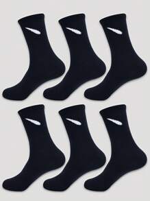 1/3/5/10 đôi tất cổ cao dành cho nam, tất cotton, tất dài, tất hàng tuần, tất đen, tất ngắn, tất thu/đông/xuân/thu/hè, thoáng khí, thấm hút mồ hôi, tất thể thao, kinh doanh, giải trí và theo mùa với màu sắc ngẫu nhiên - màu đen - Xem 2