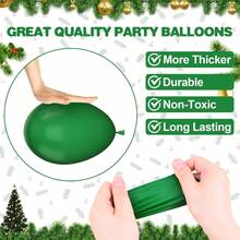 61 Bóng bay Giáng sinh, Bóng bay đỏ tía xanh lá cây vàng Bông tuyết và mủ cao su trắng Bóng bay tiệc Giáng sinh vui vẻ cho Giáng sinh Sinh nhật Năm mới Trang trí tiệc Carnival và vật dụng - Đỏ - Xem 3