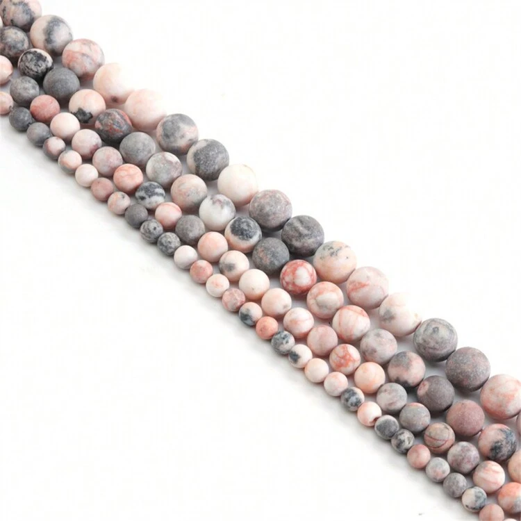 4/6/8/10/12mm 1 Strand Natural Pink Opal Beads,Smooth Round Bead Beautiful Healing Stones Natural Rose Pink Color Opal Gemstone Bead Jewelry Making DIY Bracelet - Multicolor - View 6