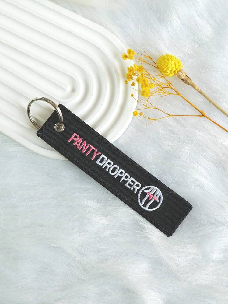 XIANG YU Double-Sided Embroidered Keychain - 3x13cm, Featuring Personalized Short Phrases, Words, & Unique Identity Markers Car Accessories Bag Charm Backpack For School Cute Goth Y2k Bag Accessories Lanyards With Id Holder Car Accessories Bag Charms Christmas Gift Car Accessories Teacher Friend Sister Gift Ideas - Multicolor - View 10