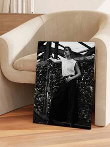 Single Canvas Print, Photo To Canvas, Family Photo, Wedding Photo, Personalized Photo To Canvas Wall Art, Customize Your Photo Canvas, Valentine's Day, Valentine's Day Decor, High Quality, Fashionable Custom, Personalized, Unique, Ideal Gift For Boyfriend/Girlfriend, Suitable For Valentine's Day, Anniversary, Wedding, Mother's Day, Birthday, Children's Day, Father's Day, Graduation, Housewarming, Living Room, Home, Holiday Calendar - Multicolor - View 5