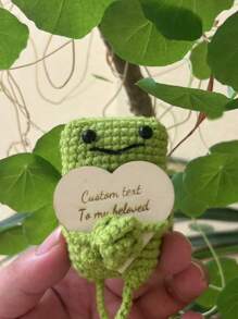 1 đồ trang trí năng lượng tích cực được khắc bằng laser, hình con ếch sáng tạo, món quà thú vị hoàn hảo cho tiệc tùng, đám cưới và sinh nhật - Nhiều màu - Xem 4