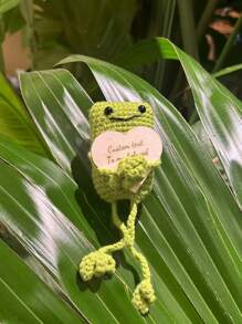 1 đồ trang trí năng lượng tích cực được khắc bằng laser, hình con ếch sáng tạo, món quà thú vị hoàn hảo cho tiệc tùng, đám cưới và sinh nhật - Nhiều màu - Xem 3