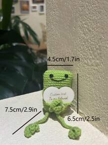 1 đồ trang trí năng lượng tích cực được khắc bằng laser, hình con ếch sáng tạo, món quà thú vị hoàn hảo cho tiệc tùng, đám cưới và sinh nhật - Nhiều màu - Xem 2