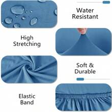 1 szt./4 szt./6 szt. 6 szt. pokrowców na krzesła do jadalni, bardzo elastyczny zdejmowany zmywalny pokrowiec na krzesło na przyjęcie domowe, hotel, wesele, jednolity kolor szczotkowany i bardzo elastyczny pokrowiec na krzesło, zestaw 6 pokrowców na krzesła do jadalni, elastyczny jednolity kolor pokrowców na krzesła Parsons Spandex zdejmowany zmywalny pokrowiec na krzesło kuchenne