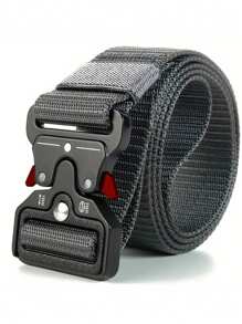 1条尼龙腰带，多功能户外运动帆布腰带，适合夏季、秋季、万圣节、秋冬季等各种场合，是青少年、青年、男士休闲、户外、运动、度假、毕业礼物、生日礼物、日常穿着的理想之选。 - 紅色按鈕 - 查看 17