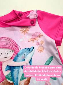 Kids Swimwear Romper Sun Protection Baby Toddler Girl Swimsuit - Xem 5