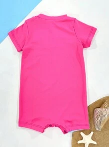 Kids Swimwear Romper Sun Protection Baby Toddler Girl Swimsuit - Xem 2