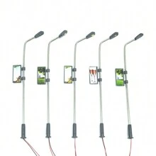 1:100-200 Scale Mini Led Diorama Stainless Light Architectural Metal Lamp Model 3V LED Toys Miniature Light Railway Train Layout Kit For Scene - As Photo - View 7