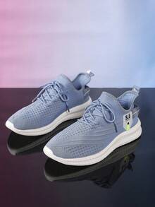 Giày thể thao chạy bộ/đi bộ đường dài chống trượt thời trang cho cặp đôi - Màu xanh lam - Xem 4