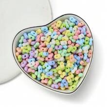 100/200 Hạt Acrylic Hình Quả Đậu Phộng - Hạt Rời Tách Biệt Dùng Làm Trang Sức Tự Làm - Vật Dụng Nghệ Thuật & Thủ Công - Nhiều màu - Xem 9