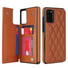 AWQUER 钱包手机壳适用于 16 15 14 Plus 13 12 11 Pro Max 8 7 Plus SE 5G 2020 2022 带信用卡插槽支架，PU 皮革手机壳适用于 Galaxy S24 S23 S22 S21 S20 FE Note 20 Ultra 10 Plus A55 A35 A25 A15 A54 A14 A73 A53 A13 A72 A52 A22 A12 A71 A51 A70 A50 S 4G 5G 支架防震带 RFID 屏蔽手机袋保护套 - 棕色 - 查看 66