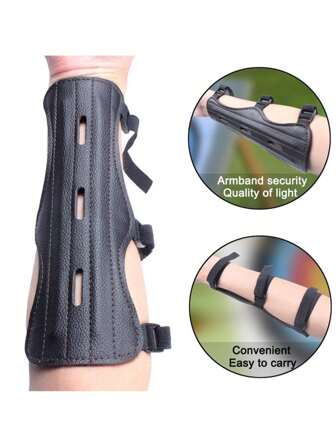 1pc Archery Equipment Arm Guard Protection Forearm Adjustable Bow Arrow Hunting Shooting Training Accessories Protector Tools