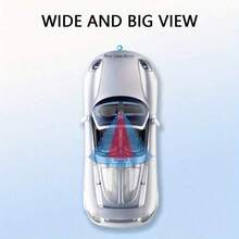 Car Seat Rearview Mirror, Adjustable Car Makeup Mirror, Convex Mirror, Universal ABS Mirror, Car Accessories - 1 Pack - View 5