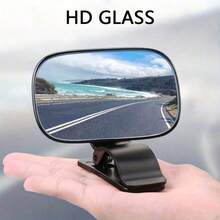 Car Seat Rearview Mirror, Adjustable Car Makeup Mirror, Convex Mirror, Universal ABS Mirror, Car Accessories - 1 Pack - View 6