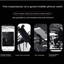 1 pièce Support de téléphone pour vélo en alliage d'aluminium, support de téléphone pour moto pour la navigation