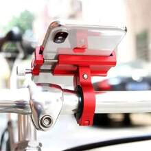 1 pièce Support de téléphone pour vélo en alliage d'aluminium, support de téléphone pour moto pour la navigation