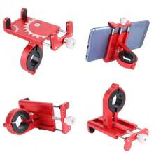 1 pièce Support de téléphone pour vélo en alliage d'aluminium, support de téléphone pour moto pour la navigation