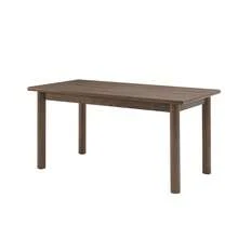 60" Rectangular Dining Table For 6 Person, Retro Kitchen Table, Wooden Dinner Room Table With Solid Wood Legs For Home Kitchen Restaurant Living Room, Ultra Easy To Assemble - Brown - View 6
